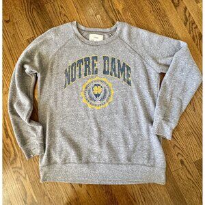 Women's Notre Dame Pressbox Sweatshirt Size Large
